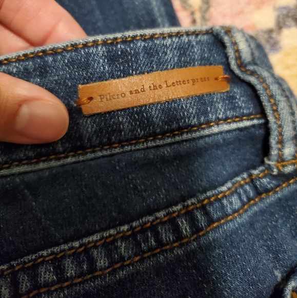 25p Pilcro Anthropologie brand straight leg jeans - Picture 2 of 3